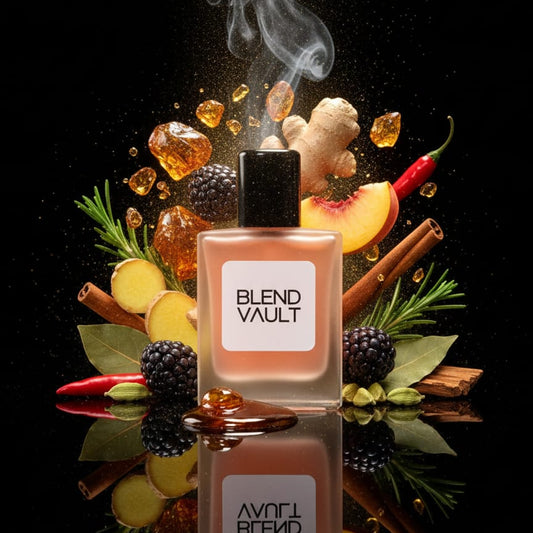 Blend Vault Vivid Aura Amber EDP Perfume - Oriental Scent